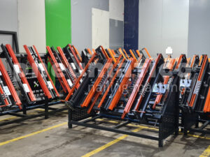 We are filling our warehouse with brand new machines.
